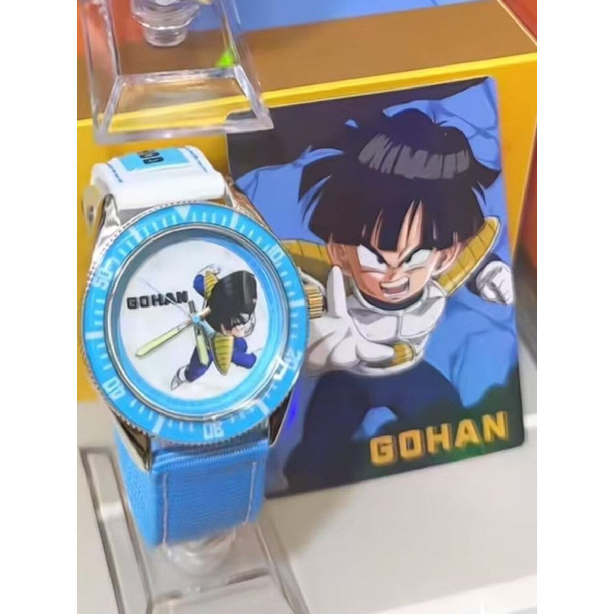 MINISO x Dragon Ball Z blind box watch collection display