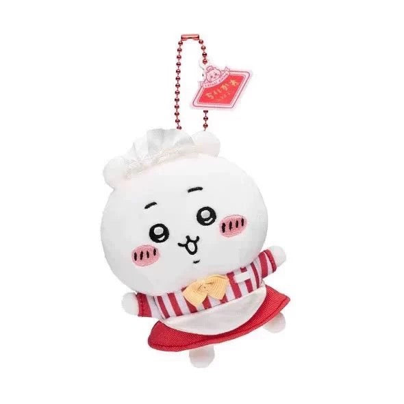 Free Gift : Japan ChiiKawa Restaurant Serise | ChiiKawa Hachiware Usagi Momonga Kurimanju Rakko Shisa Crab - Mini Plush Doll 10cm Keychain KawaiiGiftLand