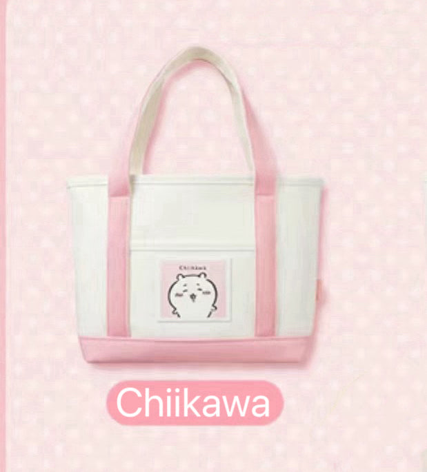 ChiiKawa X Miniso | ChiiKawa Hachiware Usagi Tote Bag - Kawaii items Room Decoration - KawaiiGiftLand