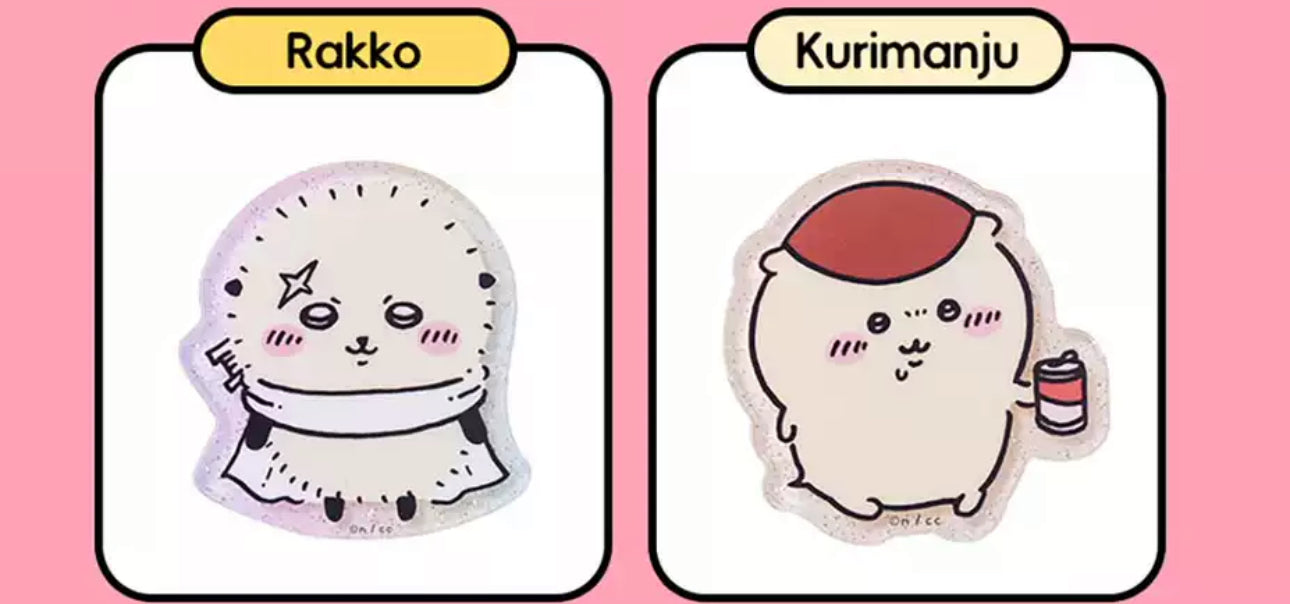 ChiiKawa X Miniso | ChiiKawa Hachiware Usagi Momonga Kurimanju Rakko Magnet with Card - Kawaii Item Cute Accessories KawaiiGiftLand