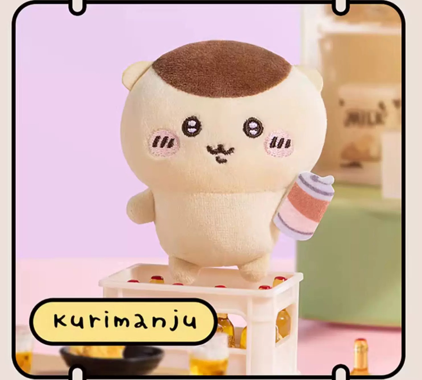 ChiiKawa X Miniso Mini Guardian Series | ChiiKawa Hachiware Usagi Momonga Kurimanju Rakko - Plush Doll Refrigerator Magnet Kawaii Items Room Decoration Doll