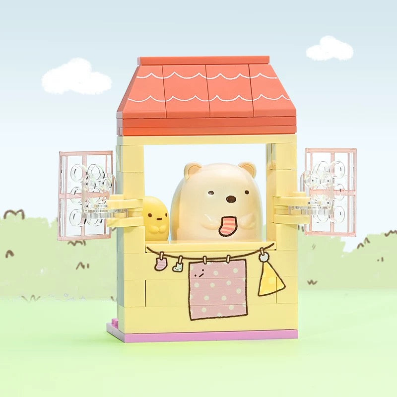 Sumikko Gurashi Little Windowsill Series | Shirokuma Penguin? Tokage Tonkatsu Neko Tapioca - Building Blocks Toy Collections KawaiiGiftLand
