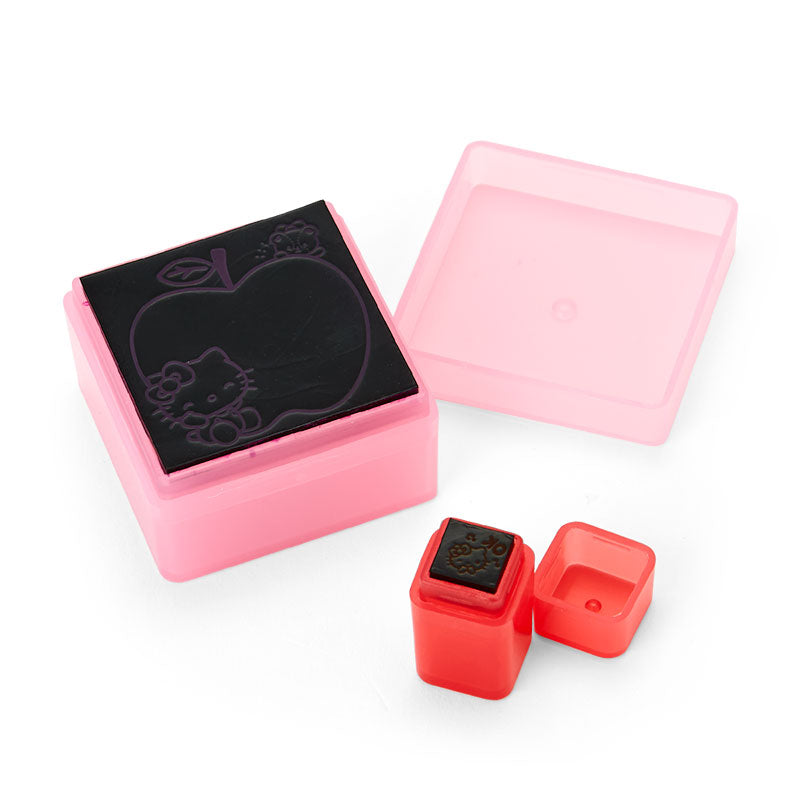 Sanrio Japan Hello Kitty Stamp Set with Oil Ink - Kawaii Stationery KawaiiGiftLand