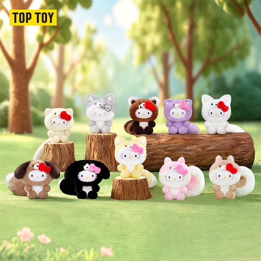 TOPTOY Hello Kitty Healing Forest Series Plush Pendant Blind Box