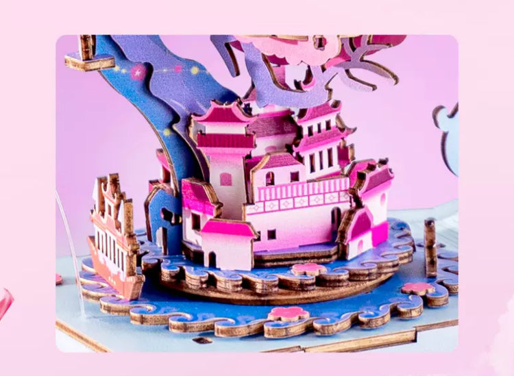 Craft Kits Wooden Music Box | Whale Dream - DIY Handmade Mini World Miniature Gift