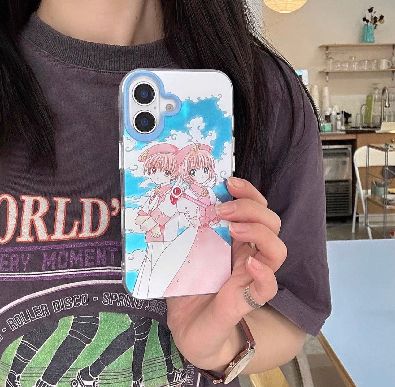 CardCaptorSakura Retro Comic Laser Case | Part 2 Couple Style Sakura Syaoran Tomoyo - Phone Case Samsung Galaxy S26 S25 S24 S23 S22 S21 FE Ultra Edge
