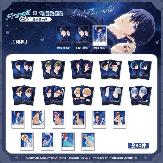 Japanese Anime Free! Iwatobi Swim Club Star Night Series Card | Haruka Makoto Rin Nagisa Rei Kirishima Sosuke - Cute Kawaii Item Blind Bag