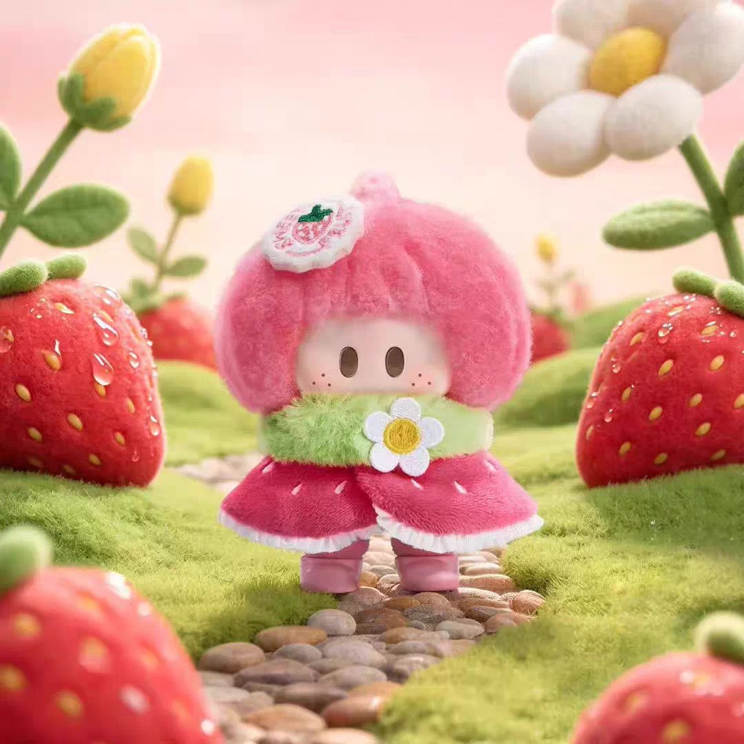 YOYO Chan 인형 | Yoyo Meadow PomPom Garden - 플러시 비닐 키체인 목걸이 블라인드 박스