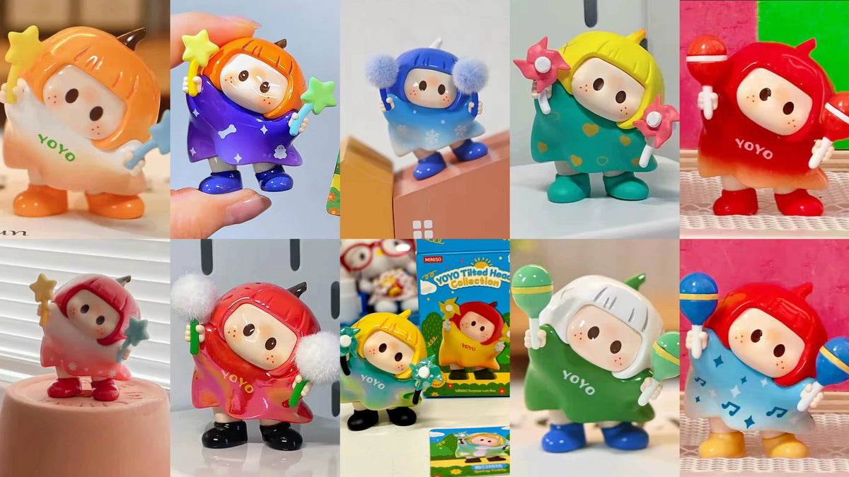 YOYO Chan Mini Figure Part 1 | YOYO Tilted Head Collection - Collectable Toys Mystery Blind Box