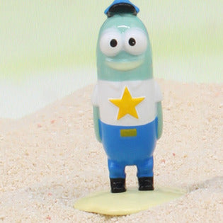Life of Fish Series - Police Officer fish alloy figure in uniform with star badge