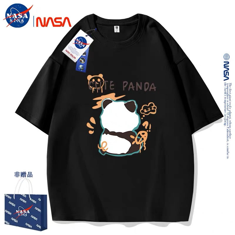 Cute Animals Panda Style T-Shirt Series | Back of Cute Panda Part1 - Kawaii Fashion Items for Child & Adult Matching outfits for Parents and Children