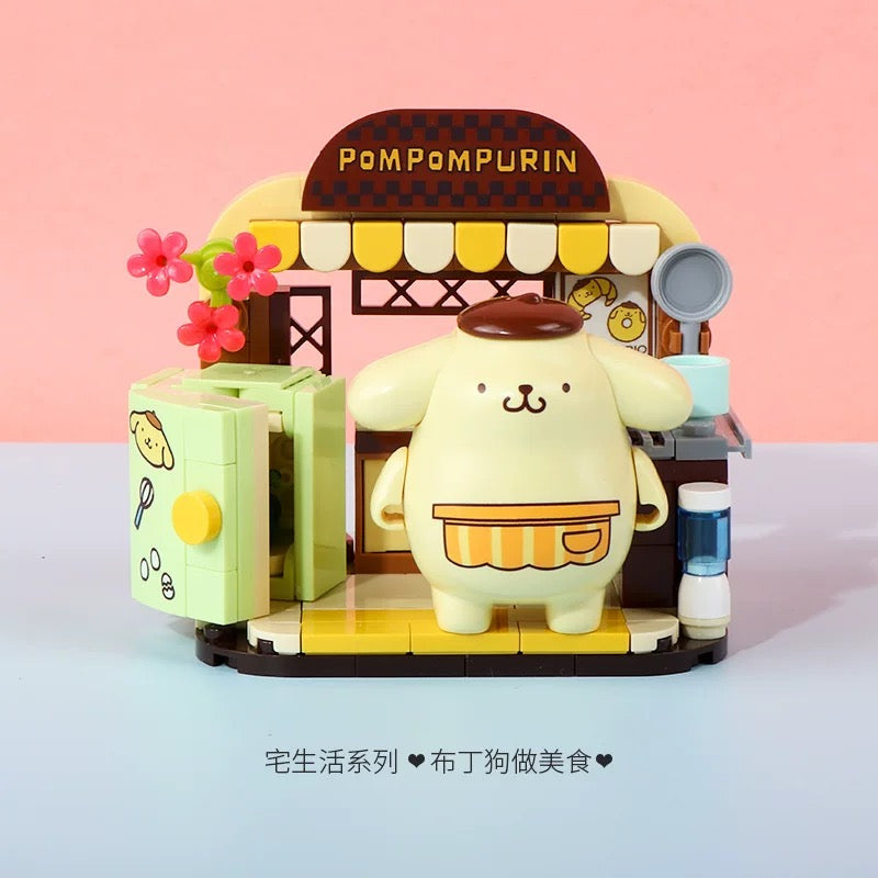 Sanrio Home Life Series | Hello Kitty My Melody Kuromi Cinnamoroll Pompompurin Pochacco -  Building Blocks Toy Collections KawaiiGiftLand