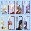 Japanese Anime Fate Stay Night Half Big Face Drawing Style | Artoria Pendragon Saber Tohsaka Rin Medusa Gilgamesh Emiya Shirou Kotomine Kirei Matou Sakura - Phone Case Samsung Galaxy S26 S25 S24 S23 S22 S21 FE Ultra Edge