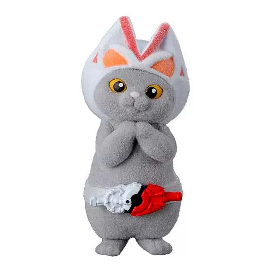 Japan Kamen Rider x Mofusand Series Part 1 | Ginger Black White Grey - Full Set of 4 KawaiiGiftLand