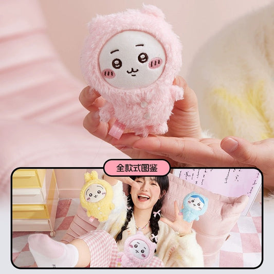 ChiiKawa X Miniso | ChiiKawa Hachiware Usagi Pajamas Keychain - Kawaii items Room Decoration doll KawaiiGiftLand