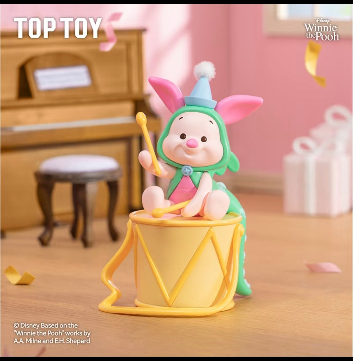 TOPTOY x Winnie the Pooh "Fun Party" Series Blind Box – Kawaii Figure Stand