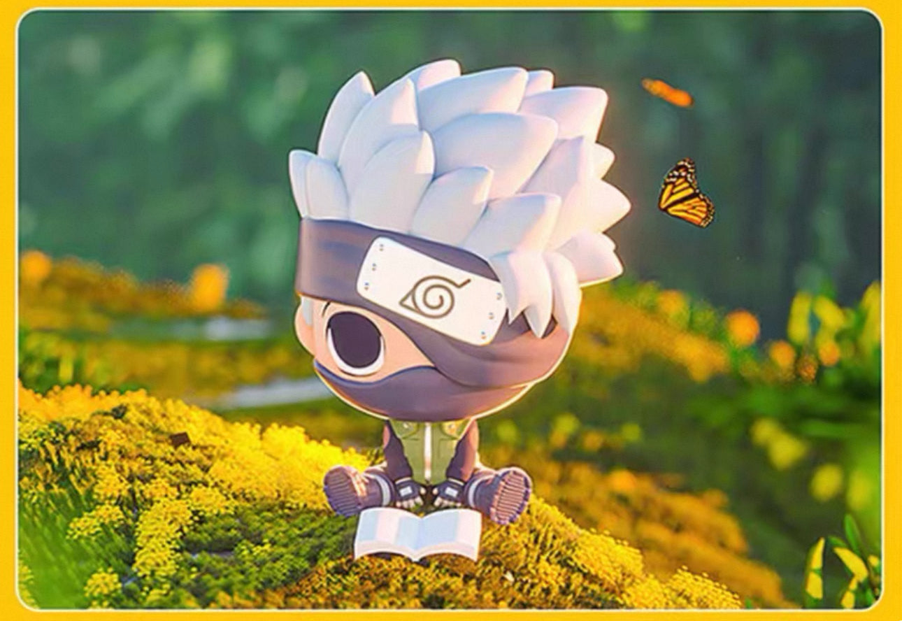 Miniso X Naruto Ninja Mini Sitting Part 1 Series Limited Edition | Naruto Shippuuden Naruto Sasuke Sakura Kakashi Gaara Lee -  Figure Keychain Collectable Toys Mystery Blind Box