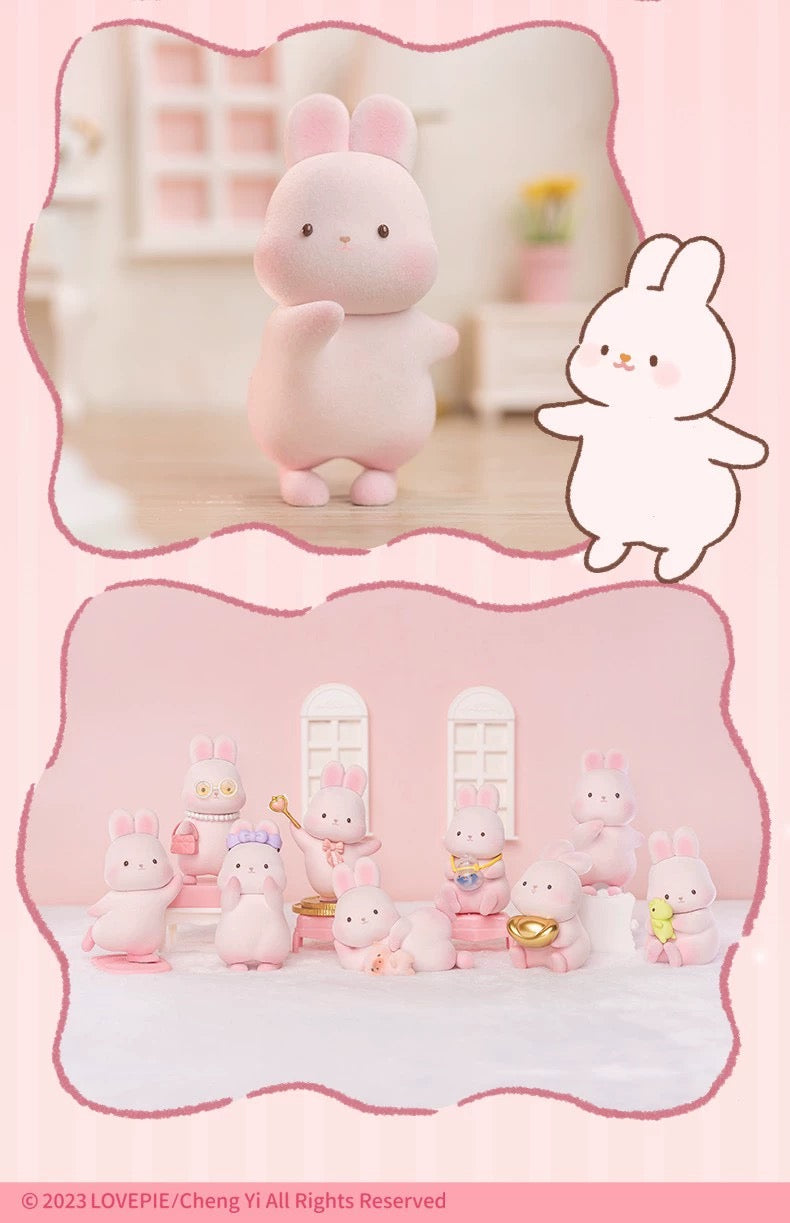 Momo with Bunny Kawaii Lovely Characters | Momo Bunny Daily - Toy Collection Mystery Blind Box KawaiiGiftLand