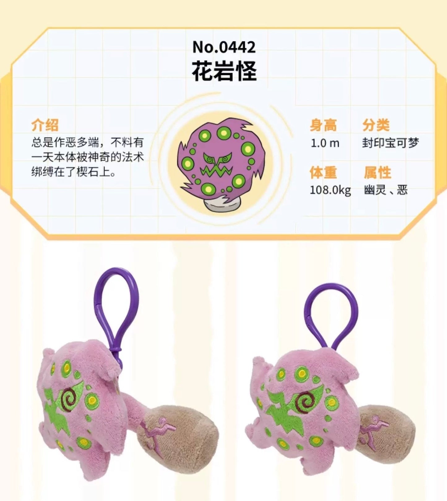 Japan Cartoon Pokemon Center Exhausted Version Keychain | Charizard Azumarill Spiritomb Garchomp Meowscarada Fruit- Mascot Mini Plush Doll KawaiiGiftLand