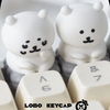 Lobo Keyboard Keycap Joker Bear - Original Resin Art Custom Cartoon Cute Keycap for Office Pc Gamer Accessories