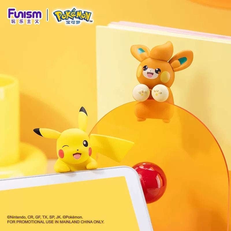 Japan Cartoon Pokemon Lying Down Series Part 1 | Pikachu Eevee Bulbasaur Charmander Squirtle Meowth Genger Pawmi - Figure Kawaii Decoration