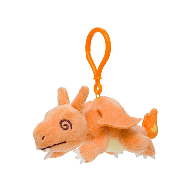 Japan Cartoon Pokemon Center Exhausted Version Keychain | Charizard Azumarill Spiritomb Garchomp Meowscarada Fruit- Mascot Mini Plush Doll KawaiiGiftLand