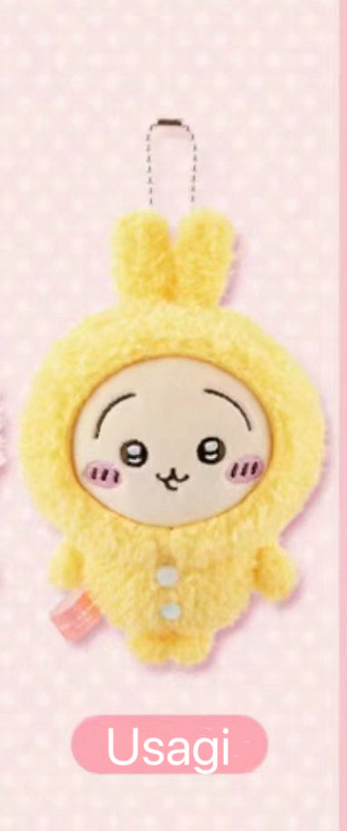 ChiiKawa X Miniso | ChiiKawa Hachiware Usagi Pajamas Keychain - Kawaii items Room Decoration doll KawaiiGiftLand