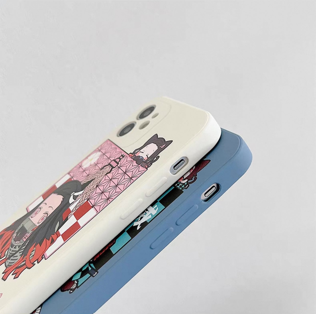 Japanese Anime Kimetsu no Yaiba Demon Slayer Pick Up Version | Tanjiro Zenitsu Inosuke Nezuko - iPhone Case PLUS SE2 XS XR X 11 12 13 14 15 16 Pro Promax 12mini 13mini KawaiiGiftLand