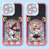 Japan Cartoon Halloween Glass Window Version | My Melody My Sweet Piano - iPhone Case PLUS SE2 XS XR X 11 12 13 14 15 16 16e 17 17e Pro Promax 12mini 13mini