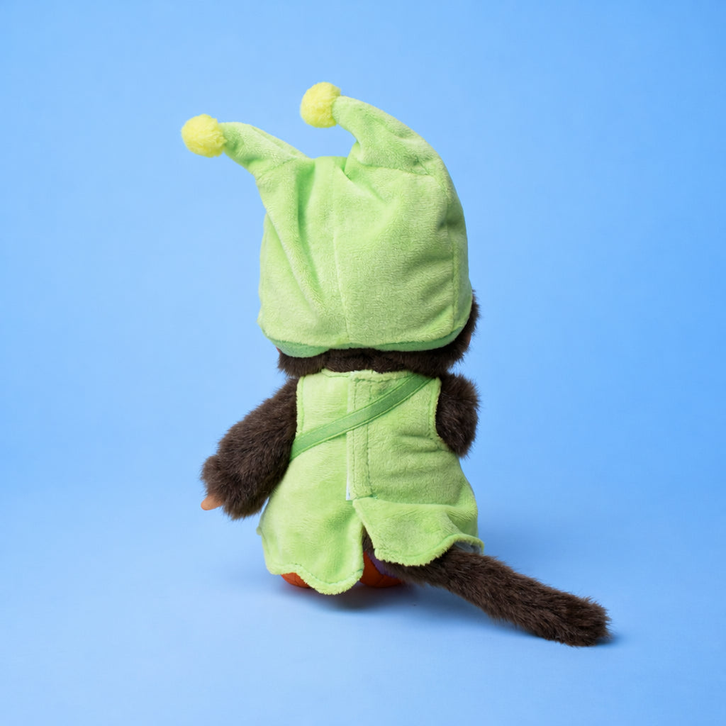 [Pre owned- New] Monchhichi x Greenie Crossover Plush Doll (20cm)