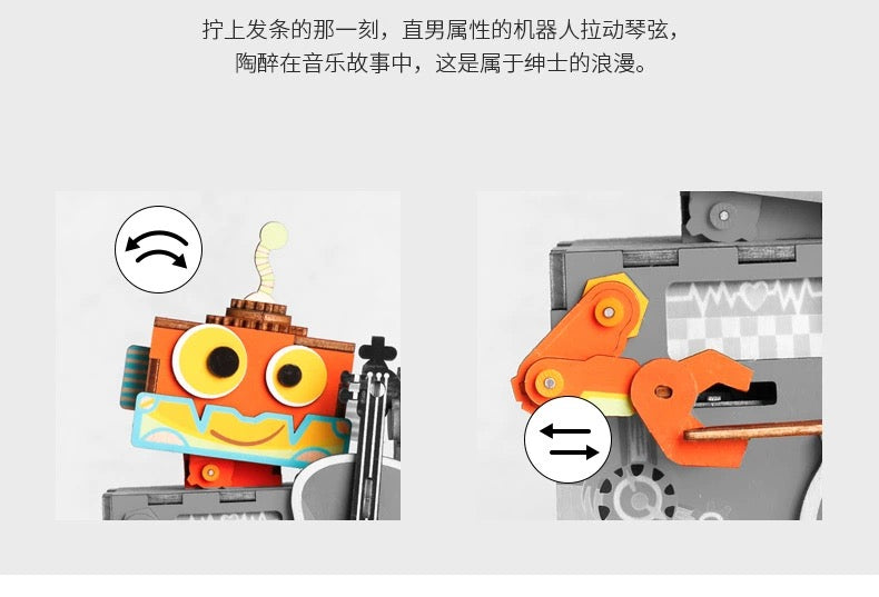 Craft Kits Wooden Music Box | Playful & Fun - DIY Handmade Mini World Miniature Gift