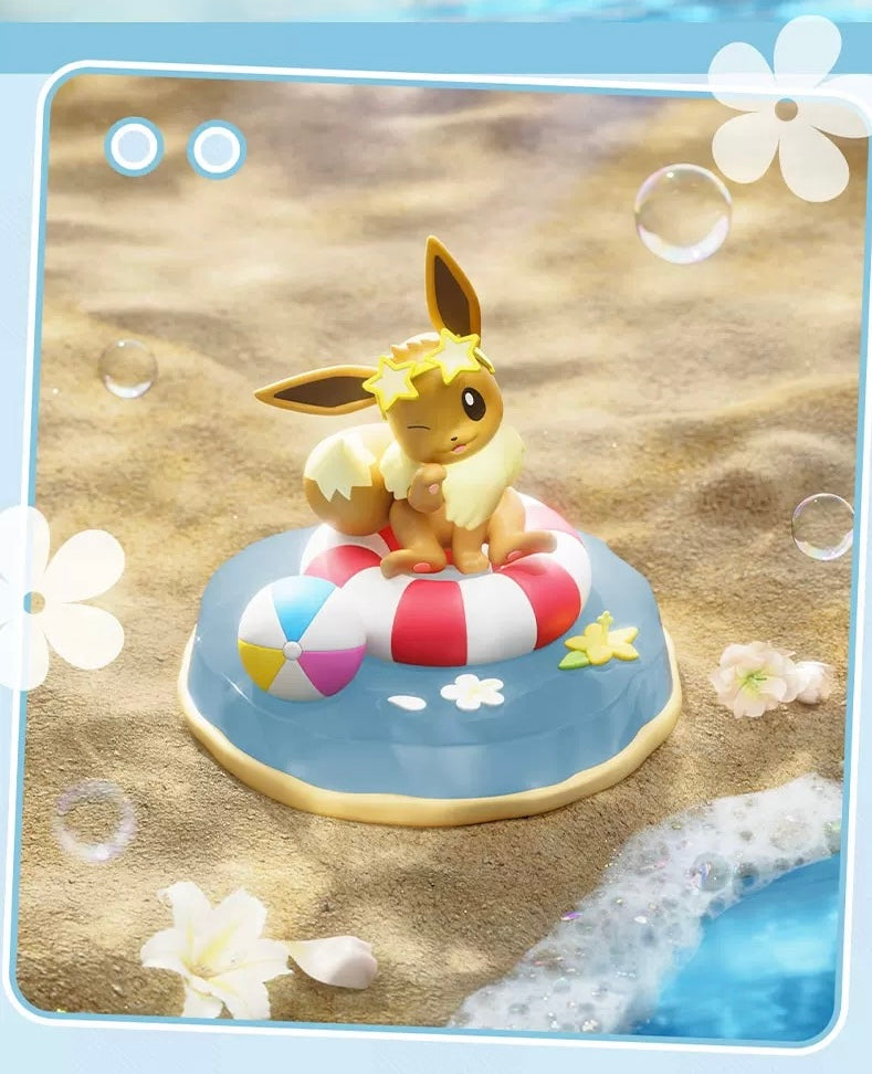 Pokemon Natural Fun Holiday Series | Pikachu Bulbasaur Eevee Psyduck Slowpoke Meowth - Anime Collectable Toys Figure KawaiiGiftLand