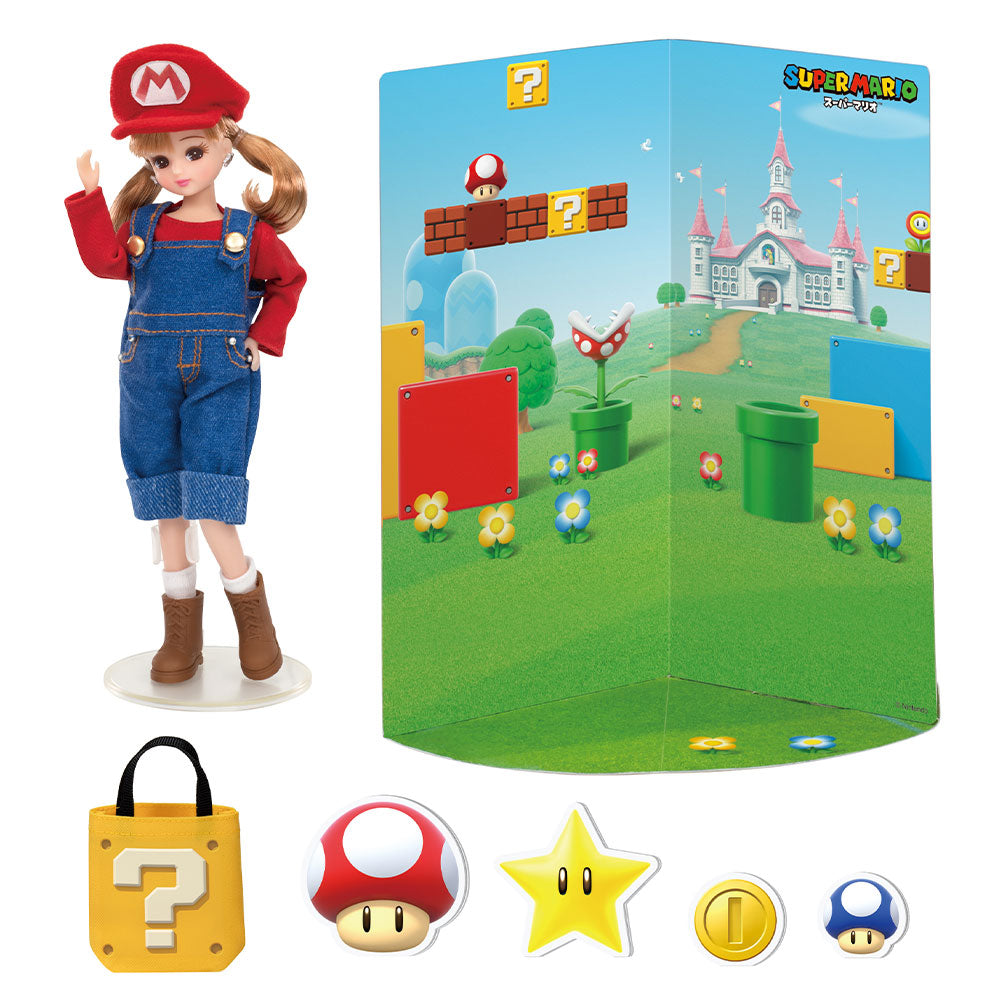 Takara Tomy Licca Chan | Super Mario Crossover Fashion Style Doll 2023 KawaiiGiftLand