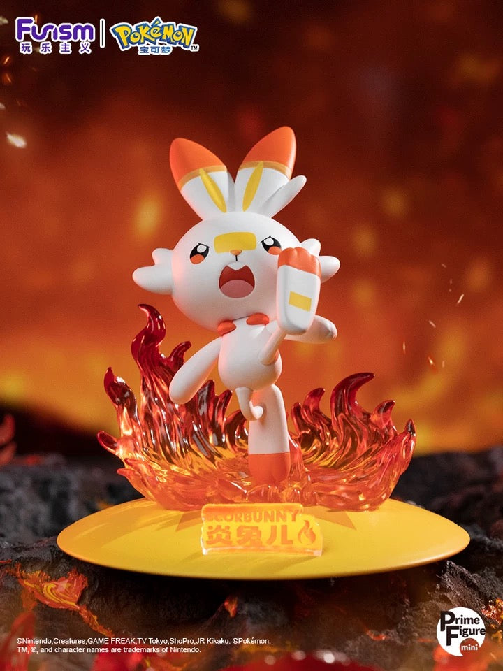 Pokemon Small Size Figure | No.25 Pikachu No. 94 Gengar No.700 Sylveon No. 813 Scorbunny - Toy Collection KawaiiGiftLand