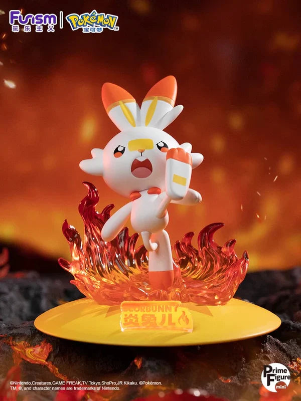 Pokemon Small Size Figure | No.25 Pikachu No. 94 Gengar No.700 Sylveon No. 813 Scorbunny - Toy Collection