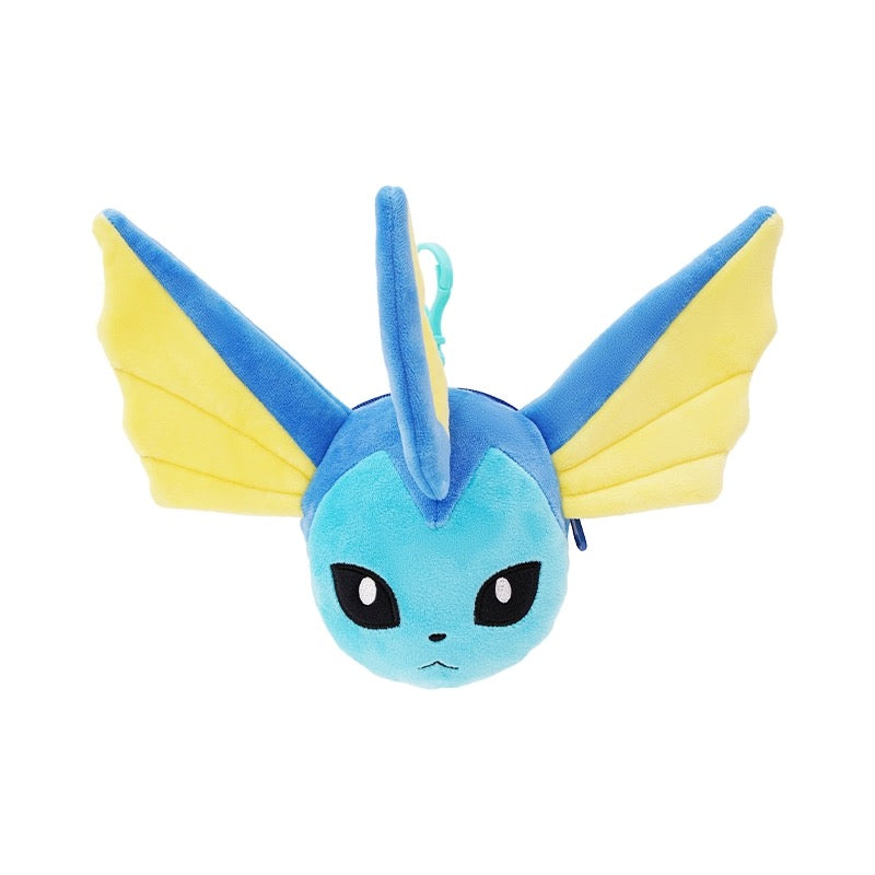 Japan Cartoon Pokemon Eevee Evolution Series Cute Plush Mini Coinbag Keychain | Eevee Vaporeon Jolteon Flareon Espeon Umbreon Leafeon Glaceon Sylveon - Evolve Anime Collectable Kawaii Item