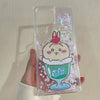Japanese Cartoon Chiikawa Ice Cream Cup | ChiiKawa Hachiware Usagi Glitter QuickSand - iPhone Case PLUS SE2 11 12 13 14 15 16 16e 17 17e Pro Promax 12mini 13mini