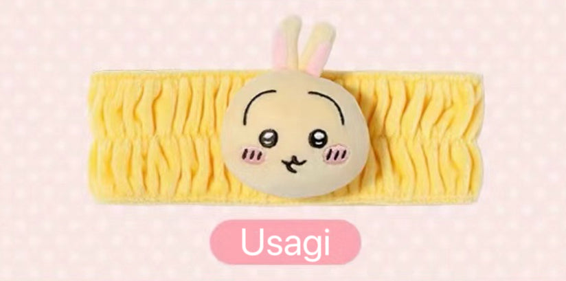 ChiiKawa X Miniso | ChiiKawa Hachiware Usagi Headband - Makeup Kawaii items Room Decoration doll KawaiiGiftLand
