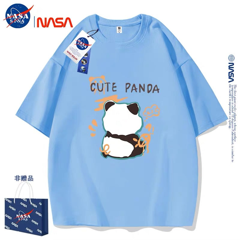 Cute Animals Panda Style T-Shirt Series | Back of Cute Panda Part2 - Kawaii Fashion Items for Child & Adult