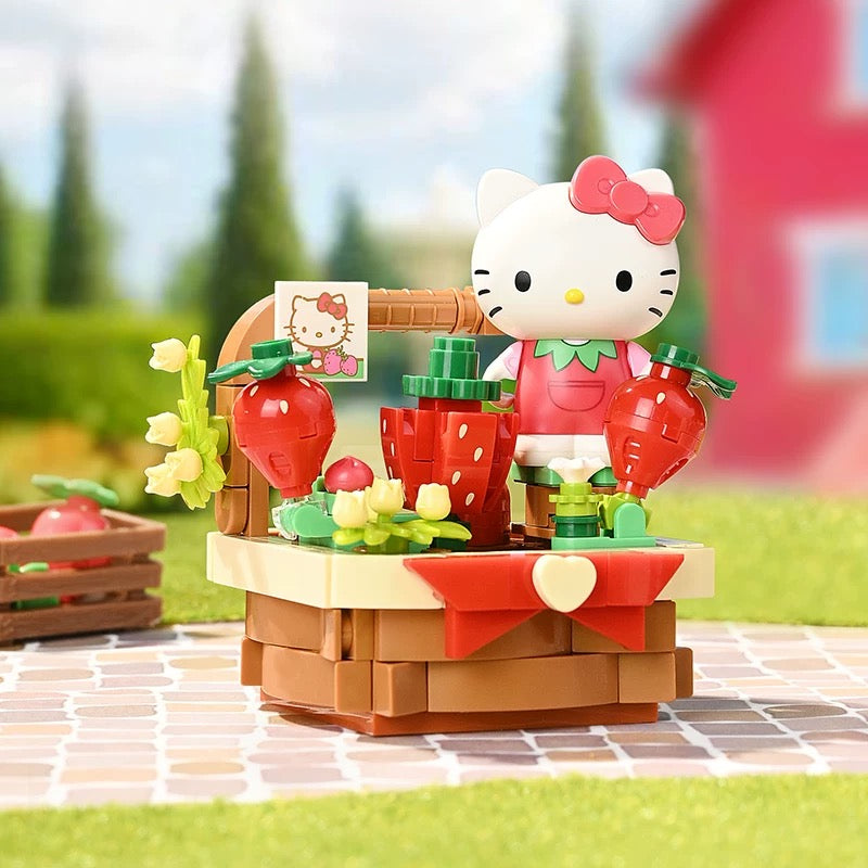 Sanrio Sweet Strawberry Town | Hello Kitty My Melody Kuromi Cinnamoroll Pompompurin Pochacco -  Building Blocks Toy Collections KawaiiGiftLand