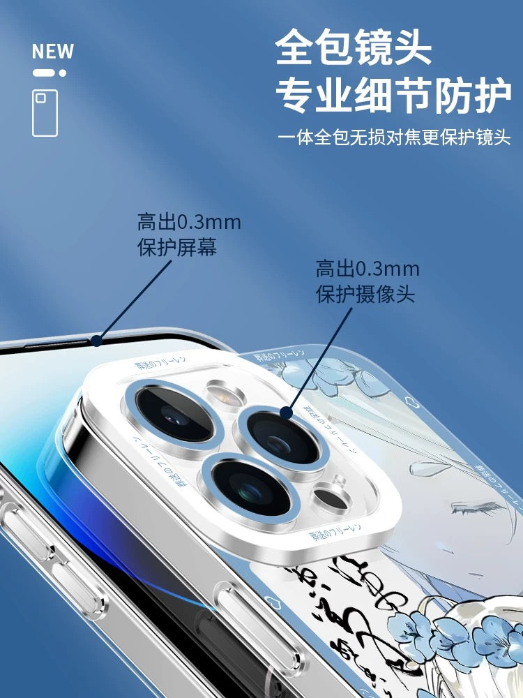 Japanese Anime FRIEREN Couple Style | Frieren Himmel - iPhone Case PLUS SE2 XS XR X 11 12 13 14 15 16 16e 17 17e Pro Promax 12mini 13mini