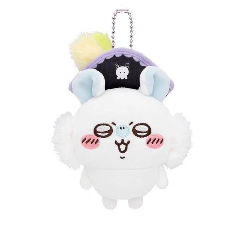 Japan ChiiKawa | Chiikawa Hachiware Usagi Momonga Kurimanju Cosplay Pirate Plush Doll Keychain - Kawaii items Room Decoration doll KawaiiGiftLand