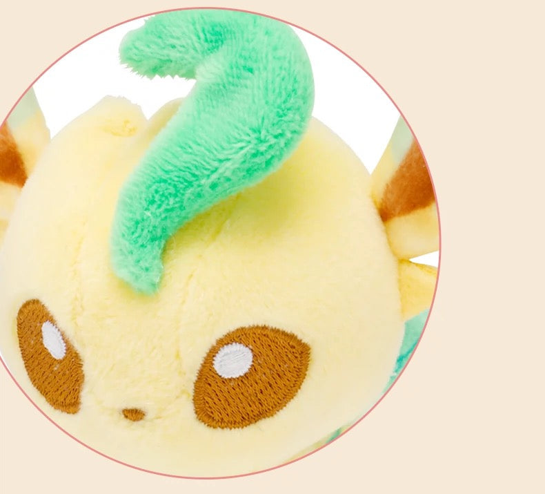 Japan Cartoon Pokemon Center Eevee Evolution Evolve Keychain | Eevee Vaporeon Jolteon Flareon Espeon Umbreon Leafeon Glaceon Sylveon - Mascot Mini Plush Doll KawaiiGiftLand