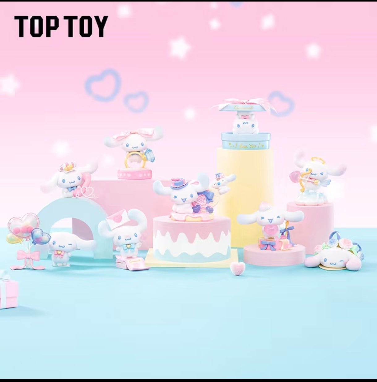 TOPTOY x Sanrio Cinnamoroll Full of Love Series Mystery Blind Box – Kawaii Anime Collectible Figure & Gift for Fans