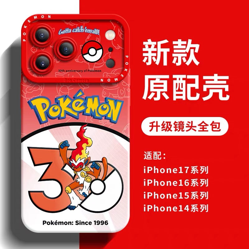 Japanese Cartoon Pokemon Silicone Case Pokemon 30 Anniversary Version Part16 | Torterra Infernape Empoleon Garchomp Lucario Gallade Gliscor Weavile 8 Styles - Phone Case Samsung Galaxy S26 S25 S24 S23 FE Ultra Edge