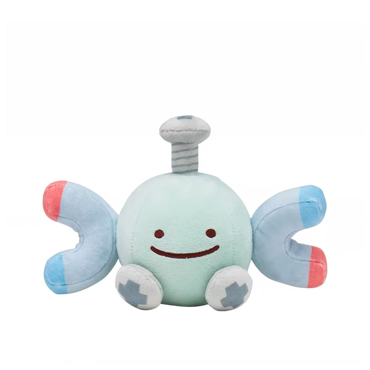 Japan Cartoon Pokemon Center Ditto Crossover Part 5 | Exeggutor Shaymin Magnemite Pichu Raichu Jirachi Wobbuffet Whimsicott Gloom Alolan Vulpix - Mascot Mini Plush Doll