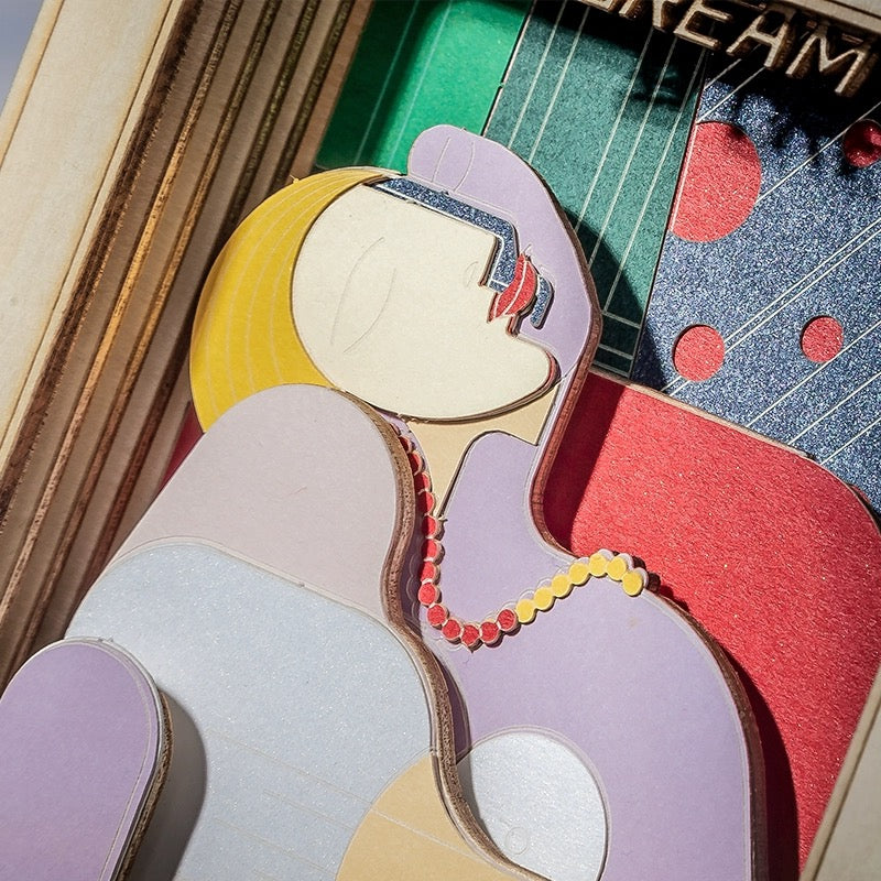 DIY Wooden Jigsaw Puzzle Multi-Purpose World Famous Paintings | Picasso Dream - Art Frame Home Decoration Gift