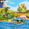 Pokemon Character Happy Memories Theme | Pikachu Piplup Sunflora Psyduck Slowpoke - Building Blocks Toy Collections