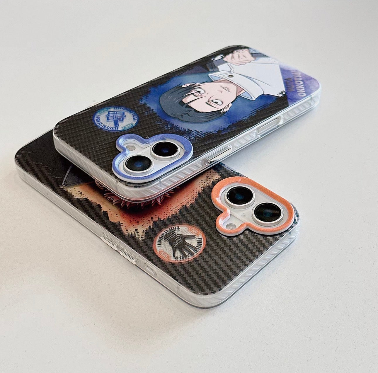 Japanese Anime Jujutsu Kaisen Laser Case Dark Background Version | Yuji Yuta Megumi Choso - Phone Case Samsung Galaxy S26 S25 S24 S23 S22 S21 FE Ultra Edge