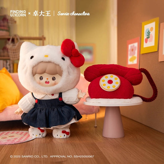 zZoton x Sanrio Characters Linking Buddies | Hello Kitty 33cm Big Joint Plush Doll - Collectable Toys 